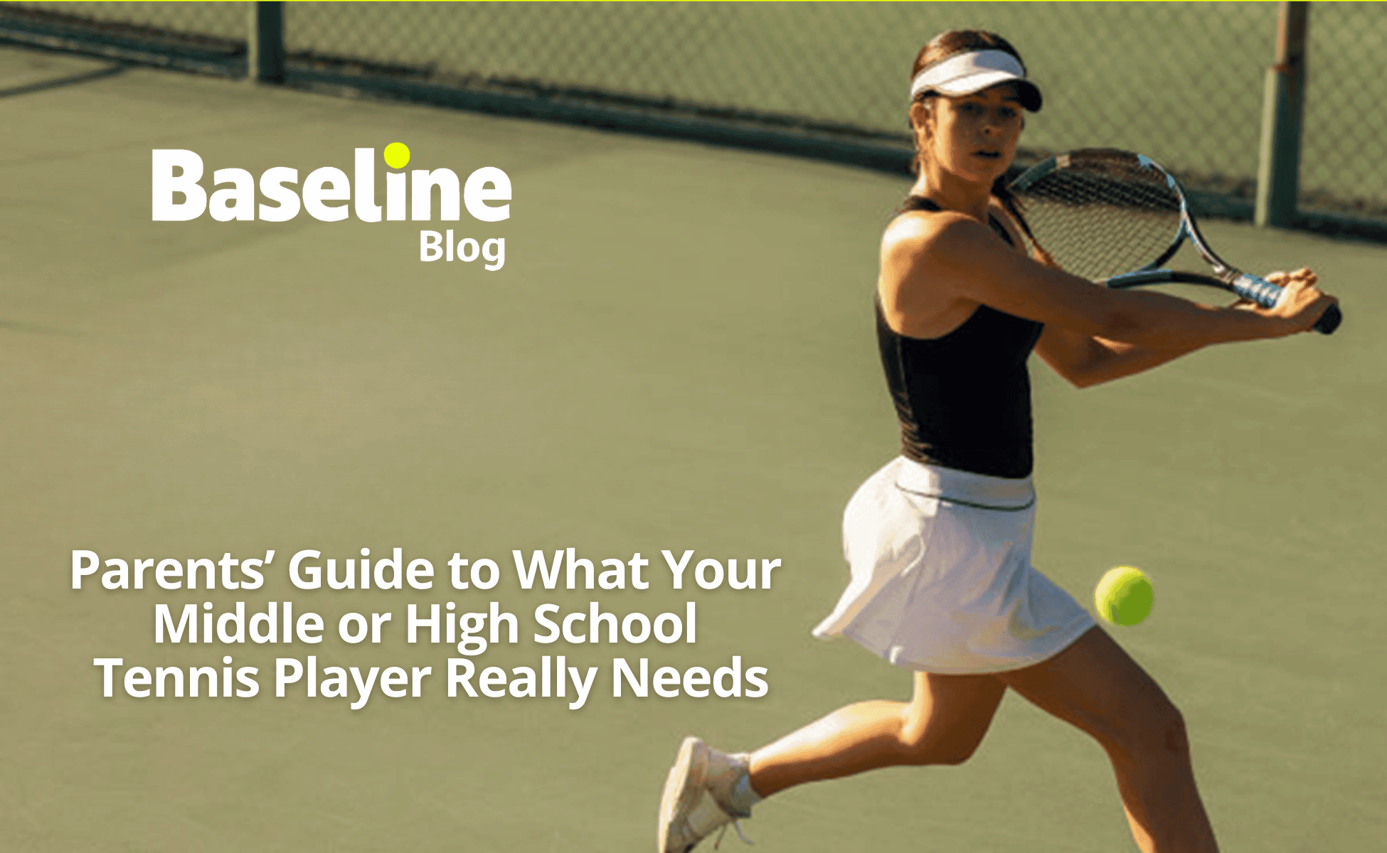 Parents’ Guide to Youth Tennis Equipment: What Your Middle or High School Tennis Player Really Needs