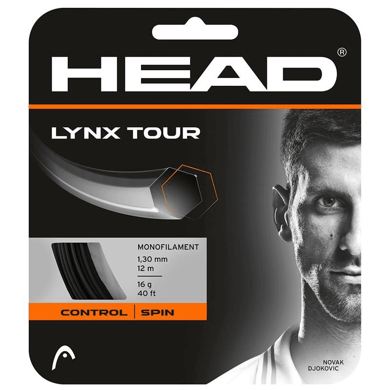HEAD Lynx Tour 16G Black Tennis String