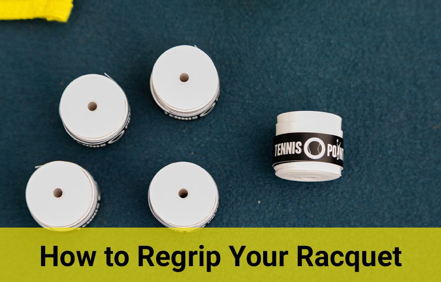 Midwest Racquet Sports How to Regrip a Tennis Racquet Step by Step Guide and Video