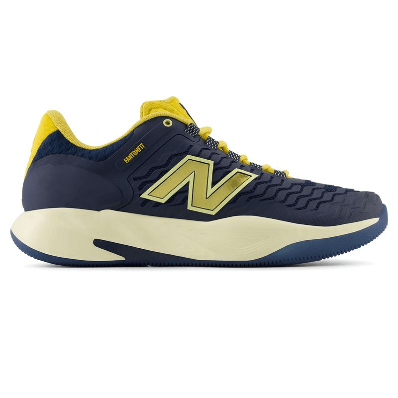New Balance CT-Rally v2 Mens Tennis Shoe D Width Navy Yellow