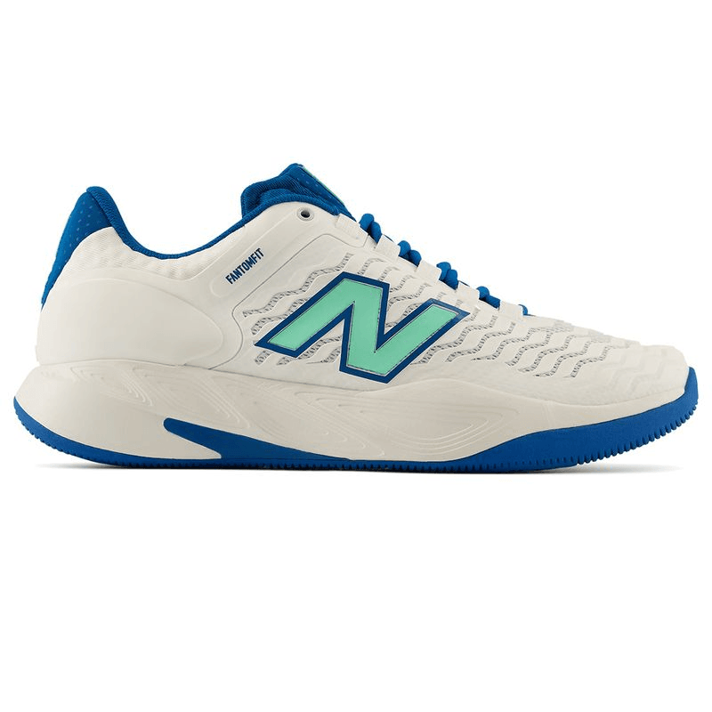 New Balance CT-Rally v2 Mens Tennis Shoe 2E Width White Blue