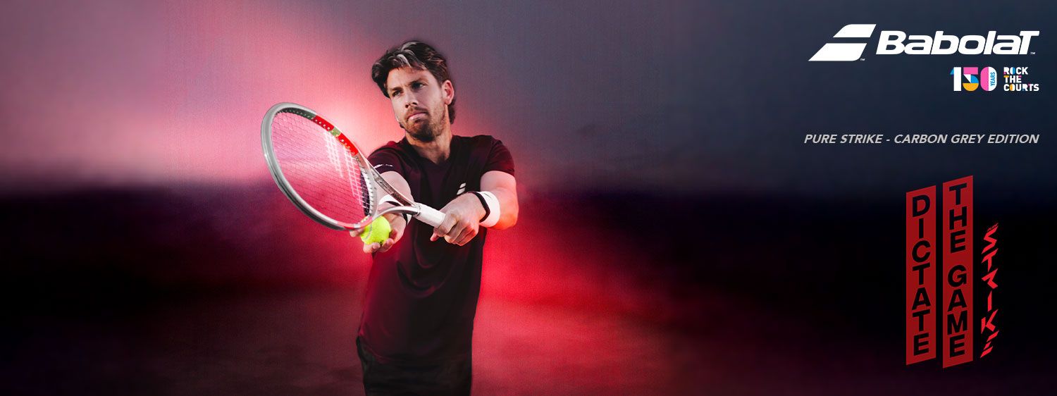 Shop Babolat Pure Strike Carbon Grey Collection