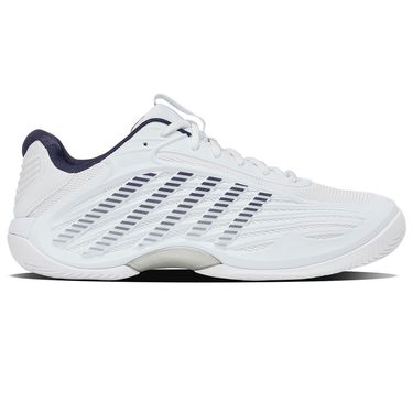 K Swiss Hypercourt Express 3 Wide (2E) Mens Tennis Shoe White/Peacoat/Silver 04605 161image