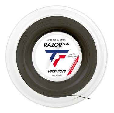 Tecnifibre Razor Spin 17G Carbon Tennis String Reel (660FT)