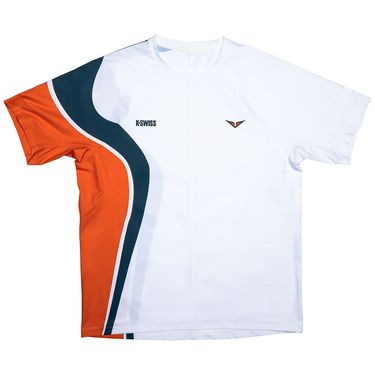 K Swiss x Rublev Motion Free Crew Mens White/Stargazer/Orange 1011682 101
image