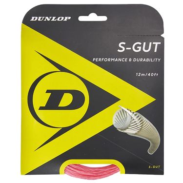 Dunlop S-GUT 17G Pink Tennis String