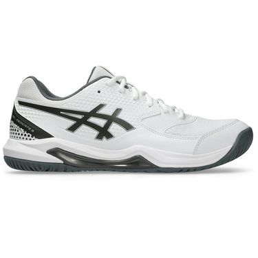 Asics Gel Dedicate 8 Mens Pickleball Shoe White/Gunmetal 1041A409 105image