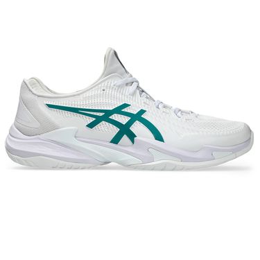 Asics Court FF 3 Mens Tennis Shoe White/Pitch Green 1041A574 100image