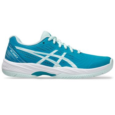 Asics Gel Game 9 Womens Tennis Shoe Teal Blue/White 1042A211 406
image