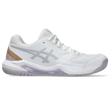 Asics Gel Dedicate 8 Womens Pickleball Shoe White/Dusk Violet 1042A236 104
image
