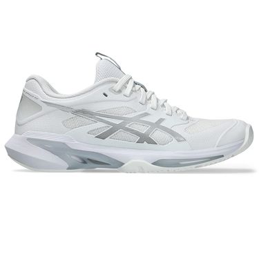 Asics Solution Speed 4 Womens Tennis Shoe White/Pure Silver 1042A307 101image
