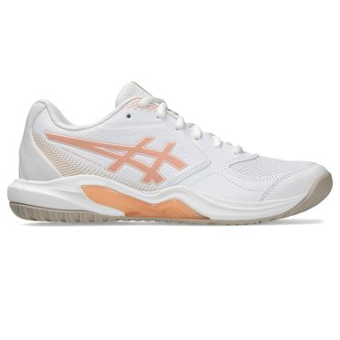 Asics Gel Dedicate 9 Womens Tennis Shoe White/Cantalope 1042A316 100image
