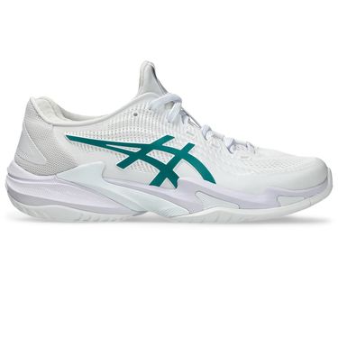 Asics Court FF 3 Womens Tennis Shoe White/Pitch Green 1042A335 100image
