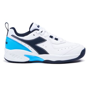 Diadora S Challenge 5 SL Junior Tennis Shoe White/Blue Corsair 179102 C1494
image