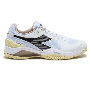 Diadora Blushield Torneo 3 AG Mens Tennis Shoe White/Black/Rutabaga 181466 C0470image