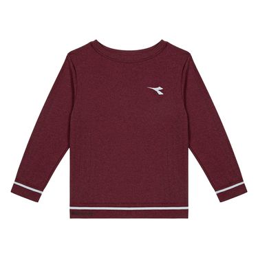 Diadora Icon 3/4 Long Sleeve Stratouno Top Womens Maroon Banner 182081 45106
image