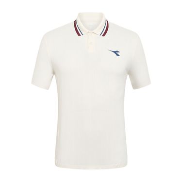 Diadora Icon Short Sleeve Polo Mens Whisper White 182120 20009
image