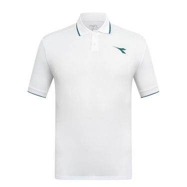 Diadora Match Polo Mens Optical White 182768 20002image