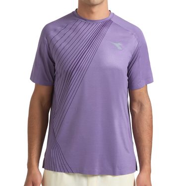 Diadora Match Fibrazero Crew Mens Violet Grape Compote 183207 55235image
