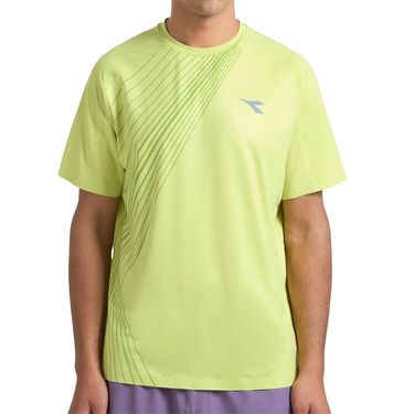 Diadora Match Fibrazero Crew Mens Wild Lime Green 183207 70316image