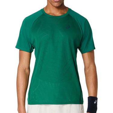 Asics Match Actibreeze Short Sleeve Shirt Mens Jasper Green 2041A320 325
image