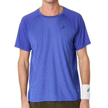 Asics Match Actibreeze Short Sleeve Shirt Mens Dark Cobalt 2041A320 400
image