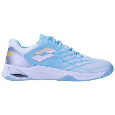 Lotto Mirage 100 Speed Womens Tennis Shoe White/Saffron/Blue Paradise 210739 8T3
image
