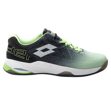 Lotto Superrapida 100 Mens Padel Shoe Green Apple Neon/All White/All Black 217298 8U4
image