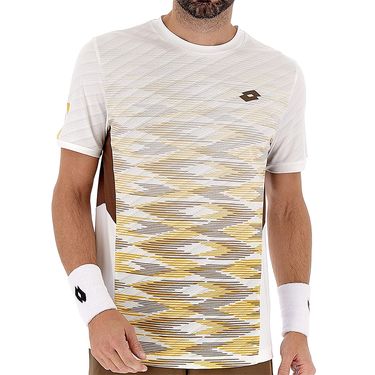 Lotto Tech 1 Tee Mens Bright White/Teak Brown 218767 ASX
image