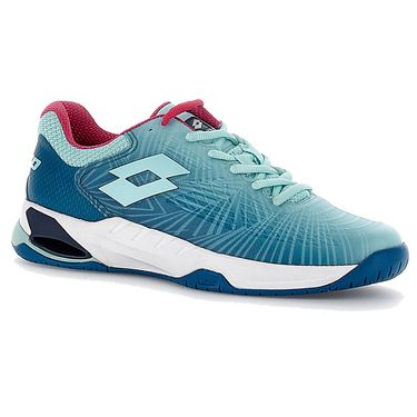 Lotto Mirage 100 Speed Womens Tennis Shoe Light Blue/Dark Blue/Glamour Pink 218995 ATJ
image
