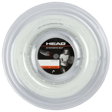 Head Synthetic Gut 17g (1.25mm) Tennis String REEL (660) White 281311 17WH
image