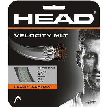 Head Velocity MLT 16G Natural Tennis String Half Set