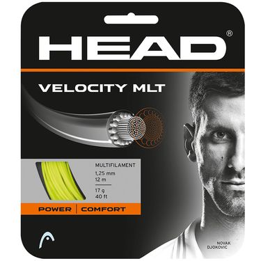 Head Velocity MLT 17G Yellow Tennis String