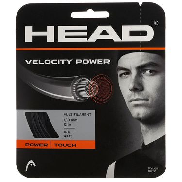 Head Velocity Power 16g Tennis String Black 281613 16BK
image