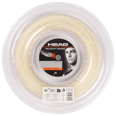 Head Velocity MLT Power 16G Natural Tennis String REEL