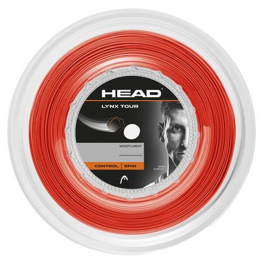 Head Lynx Tour 16G Orange Tennis String REEL