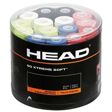 Head XtremeSoft Overgrip Assorted (60 Pack)