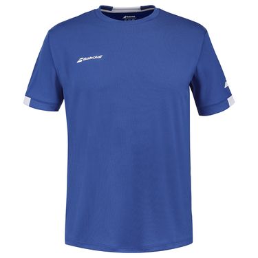 T-shirt Babolat Exercise Big Flat Tee azul - Zona de Padel T-shirt Babolat Exercise Big Flat Tee azul - Zona de Padel