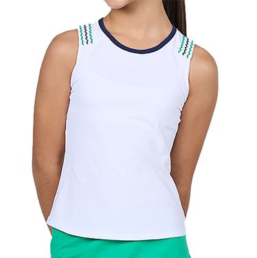 Sofibella Green Spirit Girls Tank Top White 4061GRS WHT
image