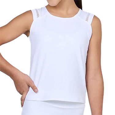 Sofibella Tres Blanc Girls Sleeveless Top White 4091TRE WHT
image