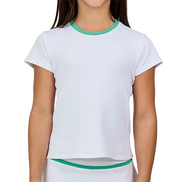 Sofibella Alpine Whites Girls Short Sleeve Top