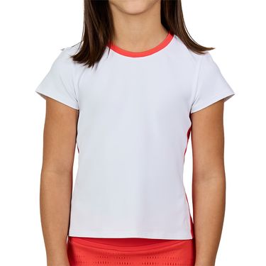 Sofibella Viva Hibiscus Girls Short Sleeve Top