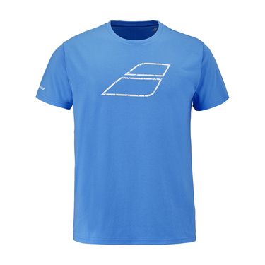 Babolat Exercise Cotton Boys Tee Shirt Malibu Blue 4BS26444 4062image
