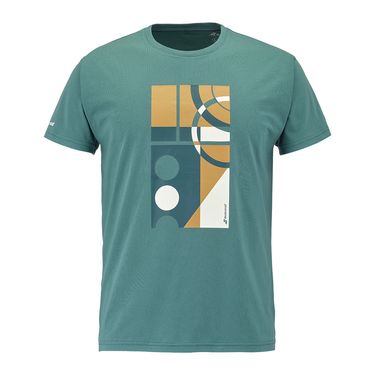 Babolat Exercise Message Tee Shirt Mens North Sea 4MS26445 8016image