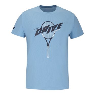 Babolat Drive Cotton Tee Shirt Mens Drive Heritage Blue 4US25441X 4128
image