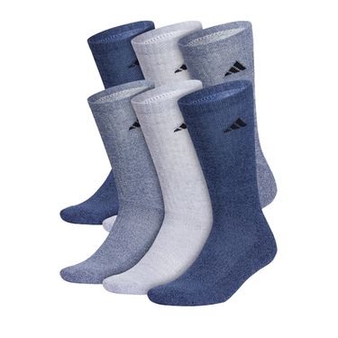 adidas Mens Athletic Cushioned 6-Pack Crew Sock