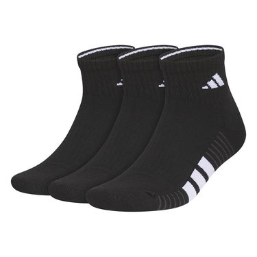 adidas Mens Cushioned 4.0 Quarter Sock 3-Pack Black 5163005image