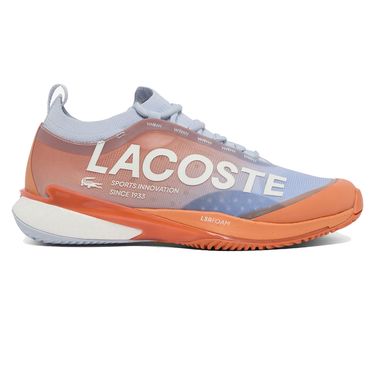 Lacoste AG-LT25 Lite Mens Clay Tennis Shoe Light Blue/Orange 51SMA0137 AMJûimage