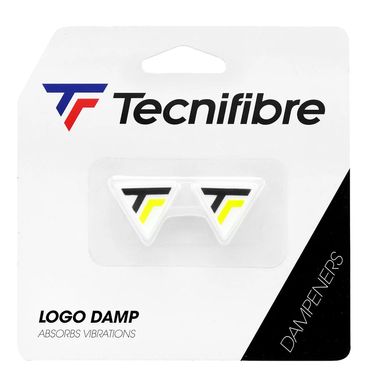 Tecnifibre Logo Vibration Dampener 2pk Neon Yellow/Black 53DAMPNEONimage