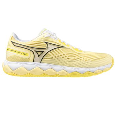 Mizuno Wave Enforce Tour 2 Womens Tennis Shoe Pale Yellow/Black Sand 550095 3GBS
image